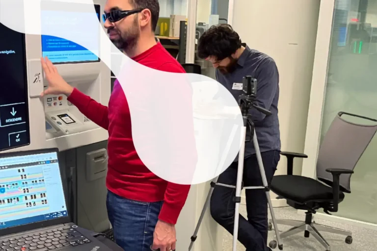 Accessibilité des interfaces de l’automate en gare