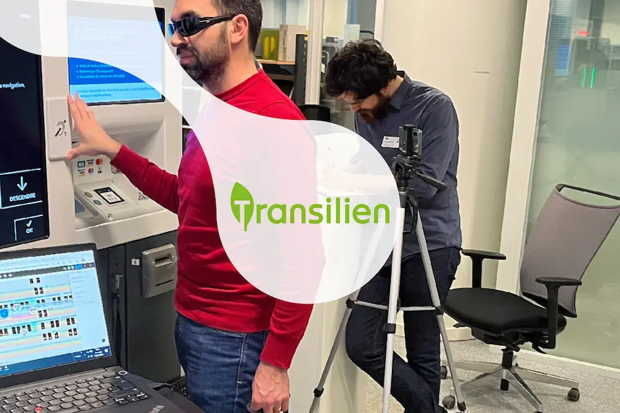 Accessibilité des interfaces de l’automate en gare